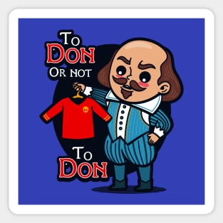 Funny Cute Victorian Shakespeare Trekkie Red Shirt Joke Poetry Sticker